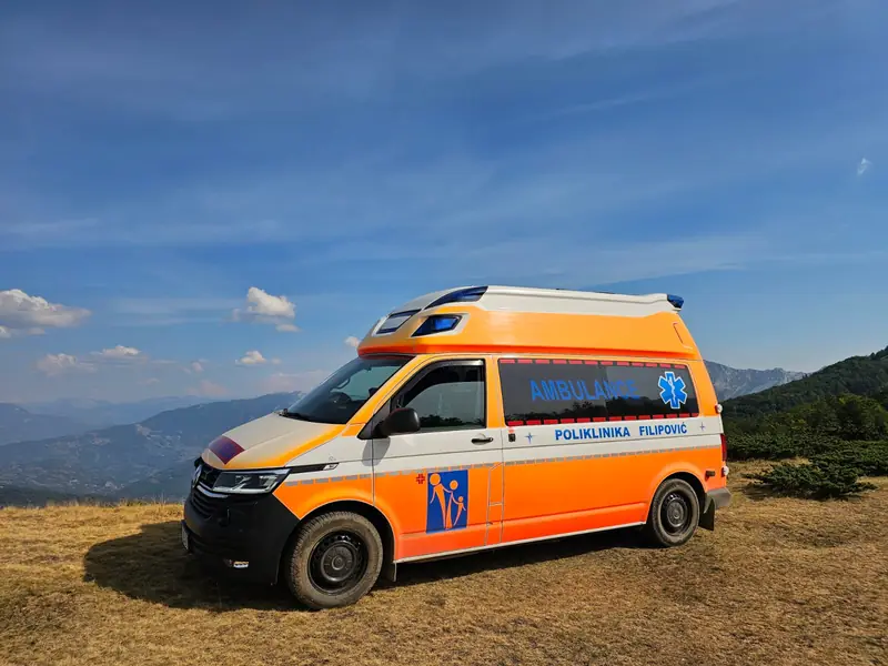 In the mountains of northern Montenegro